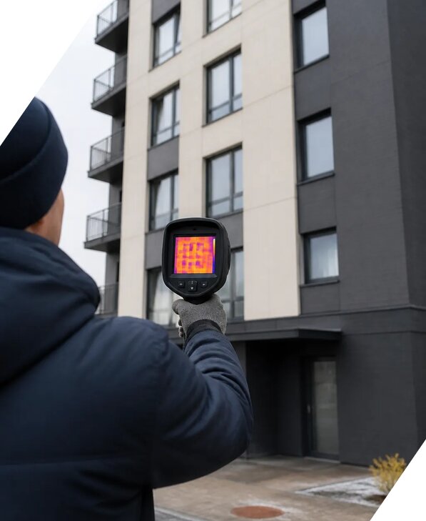 Тепловизионное обследование зданий в Валуйках от 5323 р. | ЭкспертизаРоссия
